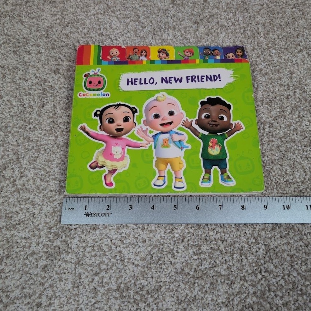 Cocomelon Hello New Friend Board Book JJ Cody Nina CeCe Ms Appleberry - Picture 6 of 7